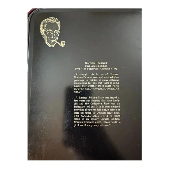 Vintage Norman Rockwell The Butter Girl - Picture 6 of 6